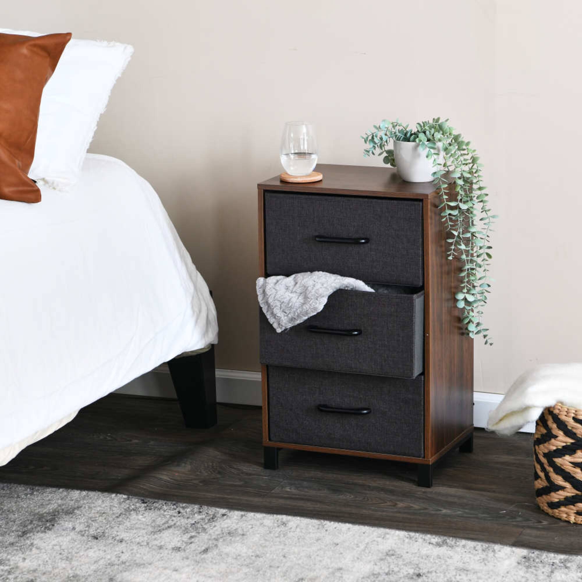 Household Essentials 26" 3-Drawer Dresser